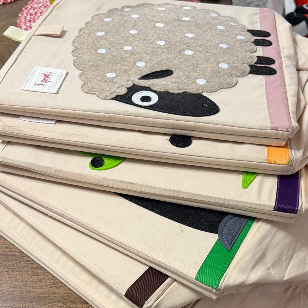 3 Sprouts STORAGE CUBES (SET OF 6)